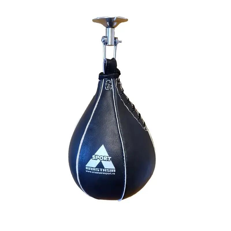 Para box / speedball piele naturala Anastasia Sport, marime S + carlig + pompa 5/5