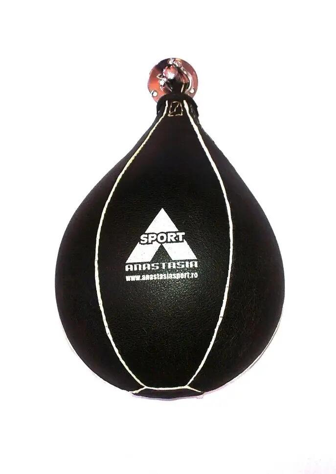 Para box / speedball piele naturala Anastasia Sport, marime S + carlig + pompa 2/5