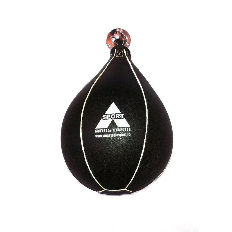 Para box / speedball piele naturala Anastasia Sport, marime S + carlig + pompa