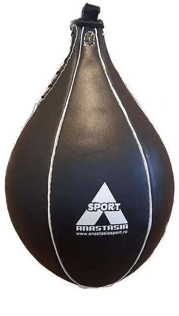 Para box / speedball piele naturala Anastasia Sport, marime S + carlig + pompa 3/5