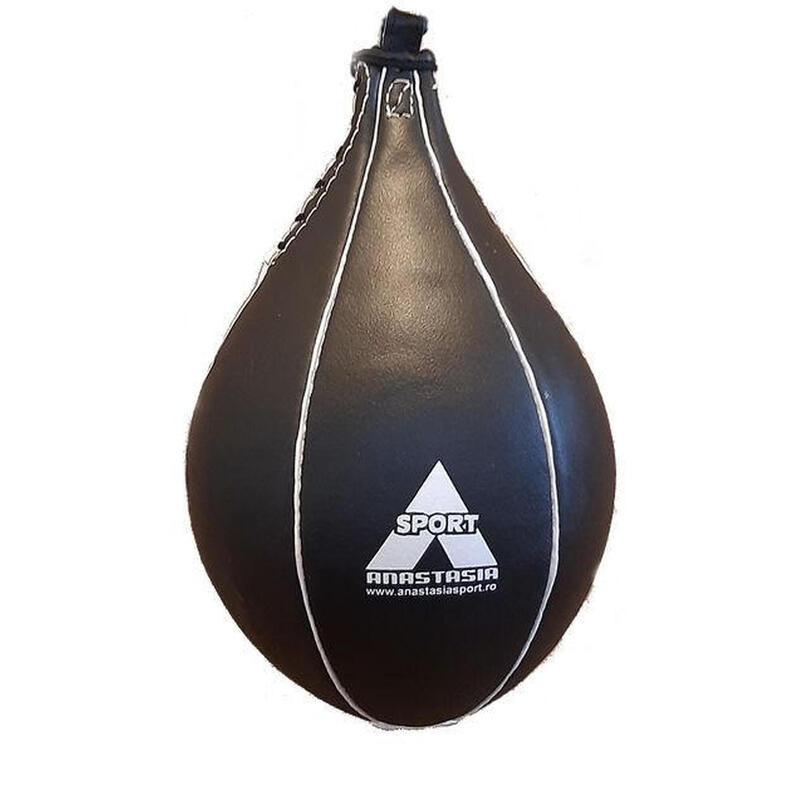 Para box / speedball piele naturala Anastasia Sport, marime S + carlig + pompa