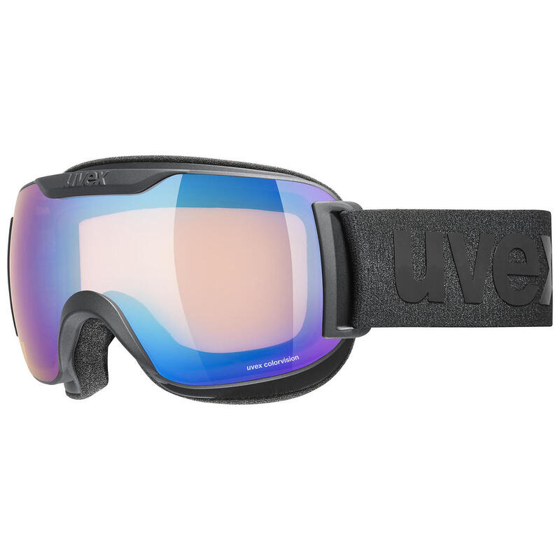 Gogle narciarskie Uvex Downhill 2000 S CV Black Matt SL/Blue-Yellow 2024