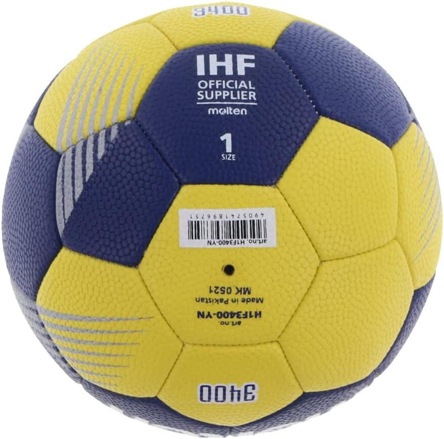 Handball HF3400-YN Größe 1 Handball Unisex Gelb-Blau 2/7