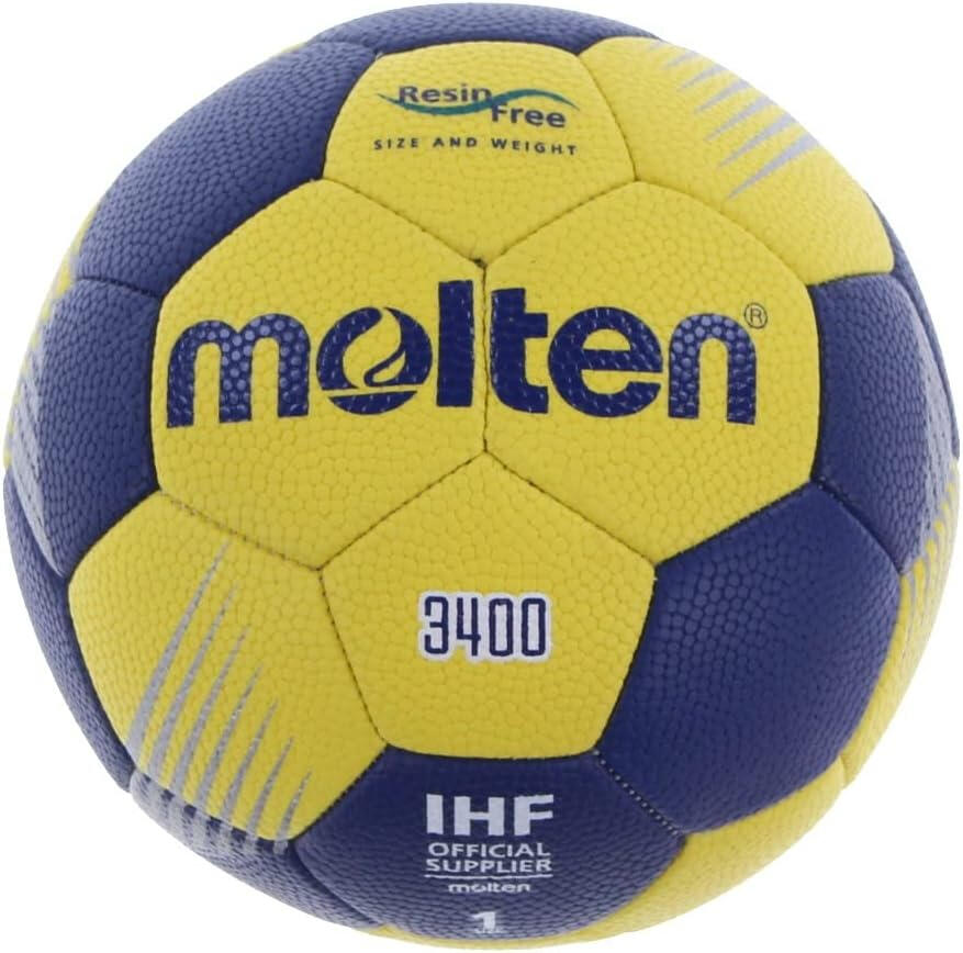 Handball HF3400-YN Größe 1 Handball Unisex Gelb-Blau 3/7