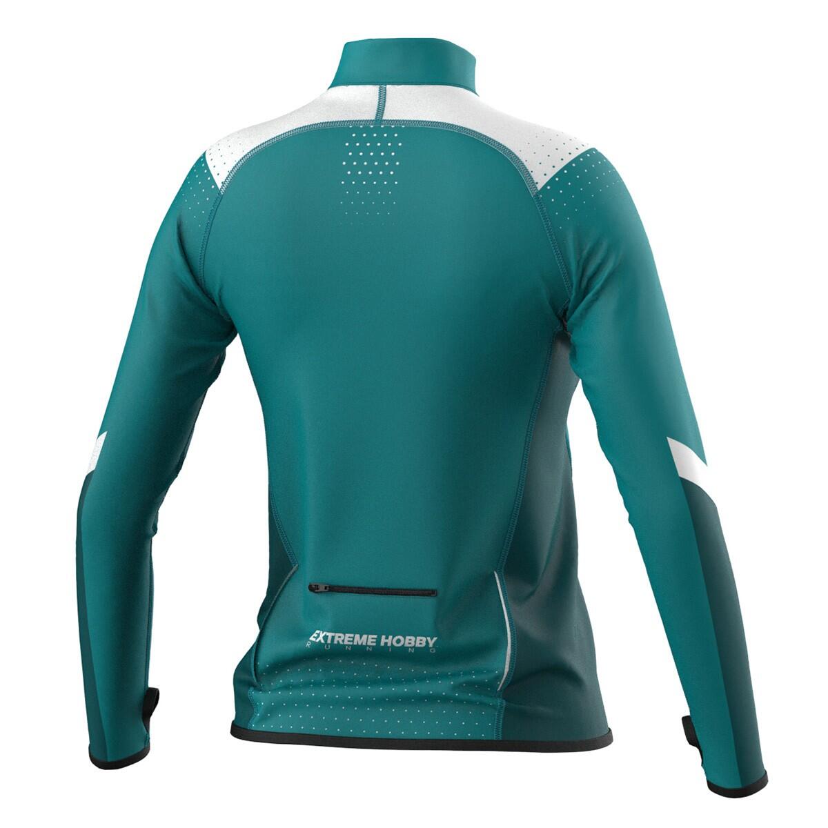 Felpa da running da donna con zip EXTREME HOBBY MOOD 3/6