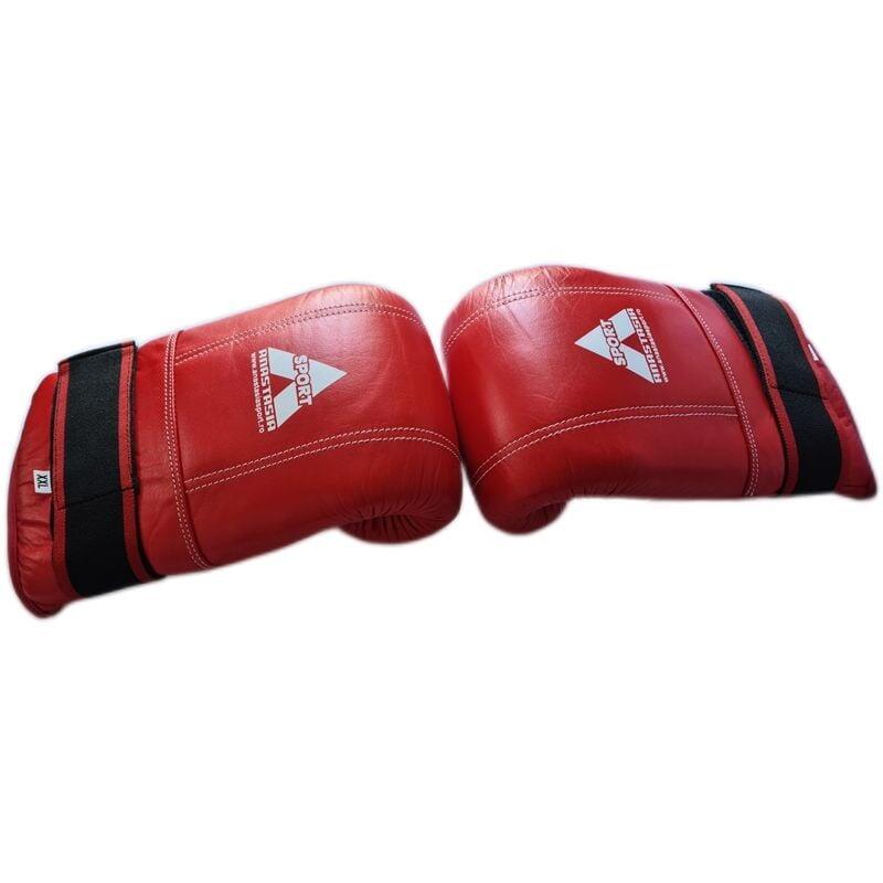 Manusi sac box rosii Anastasia Sport, piele naturala, marime XL