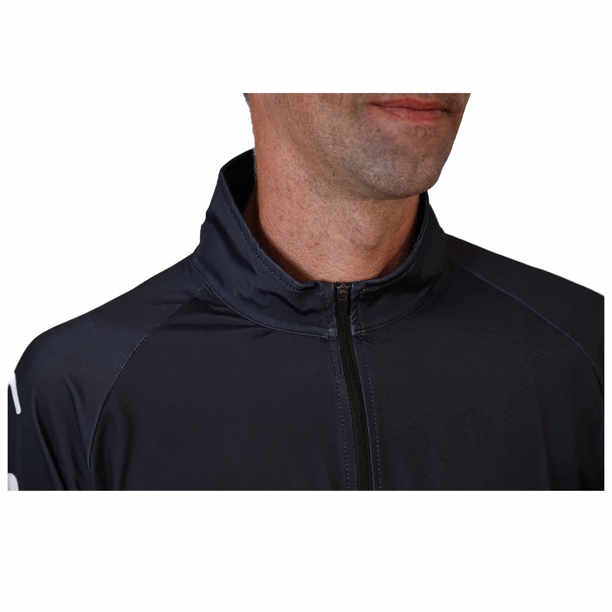 Camiseta Pesca Técnica Lycra Hombre JLC Negro Manga Larga 4/7