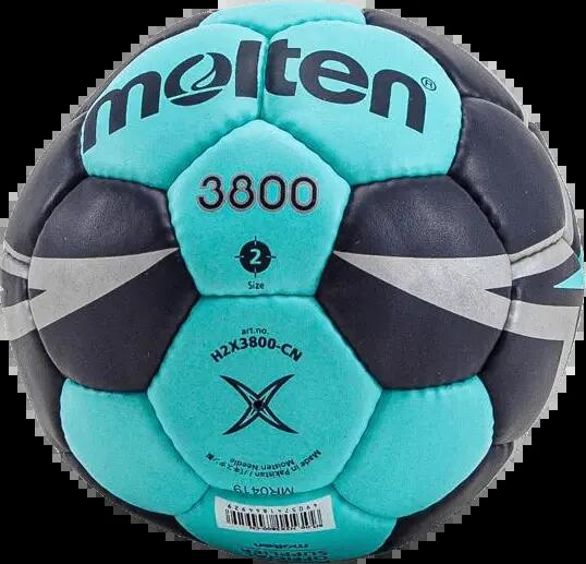 Pachet 6 mingi handbal Molten H3X3800, mărime 3, aprobat IHF +geantă transport 7/7