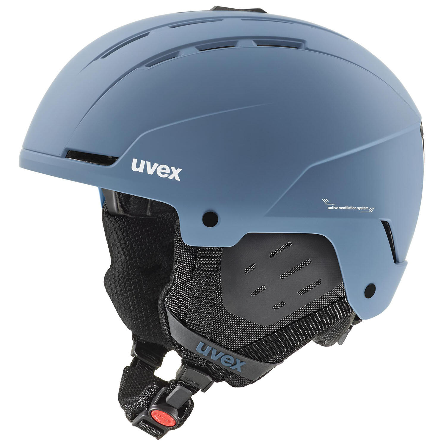 Uvex - Casque De Ski / Snow Stance Stone Blue Matt Homme - Casque - Bleu - 51-55 Cm - Decathlon