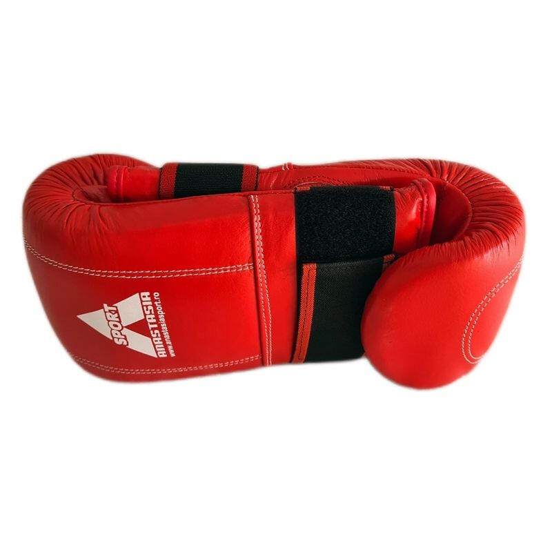 Manusi sac box rosii Anastasia Sport, piele naturala, marime XL