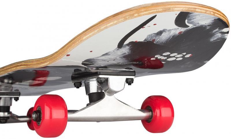 Skateboard street natives 79 cm blank zwart 2/4