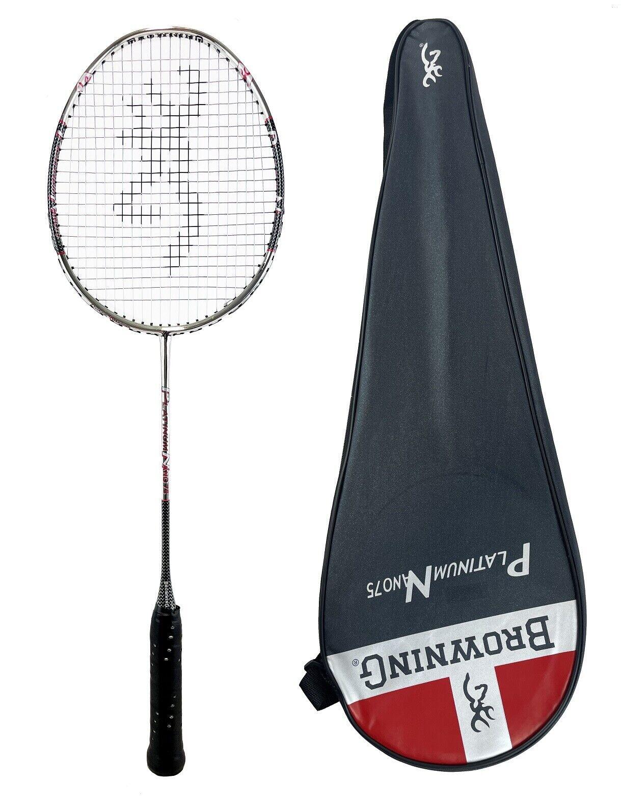 Browning Platinum Nano CTI 75 Carbon Badminton Racket & Cover 3/3