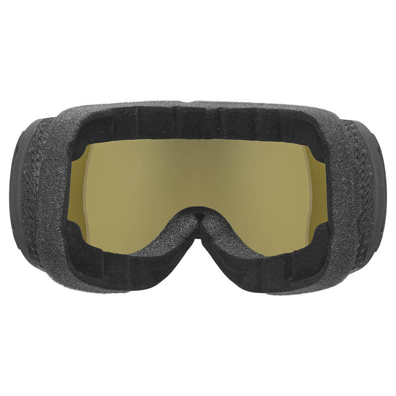 Ochelari de schi UVEX Downhill 2100 CV negru mat/alb oglindă/verde colorvision