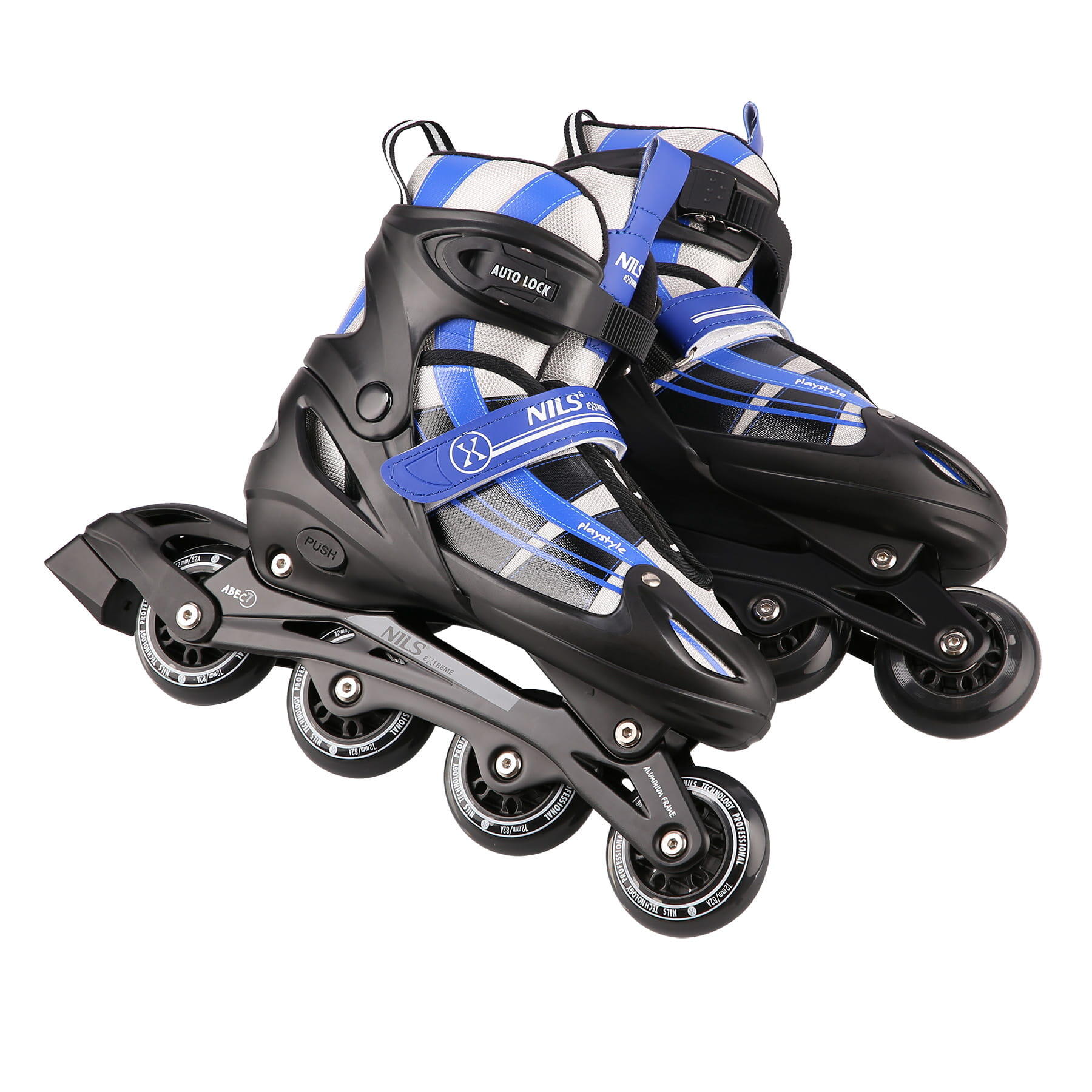 Nils Extreme NH18366A 2-in-1 inline skates met verwisselbare ijshockeyskid 4/7