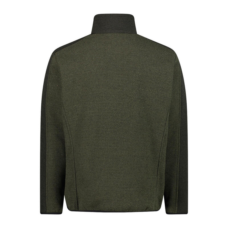 CMP Knit Tech Fleece-Jacke mit halbem Reißverschluss für Herren