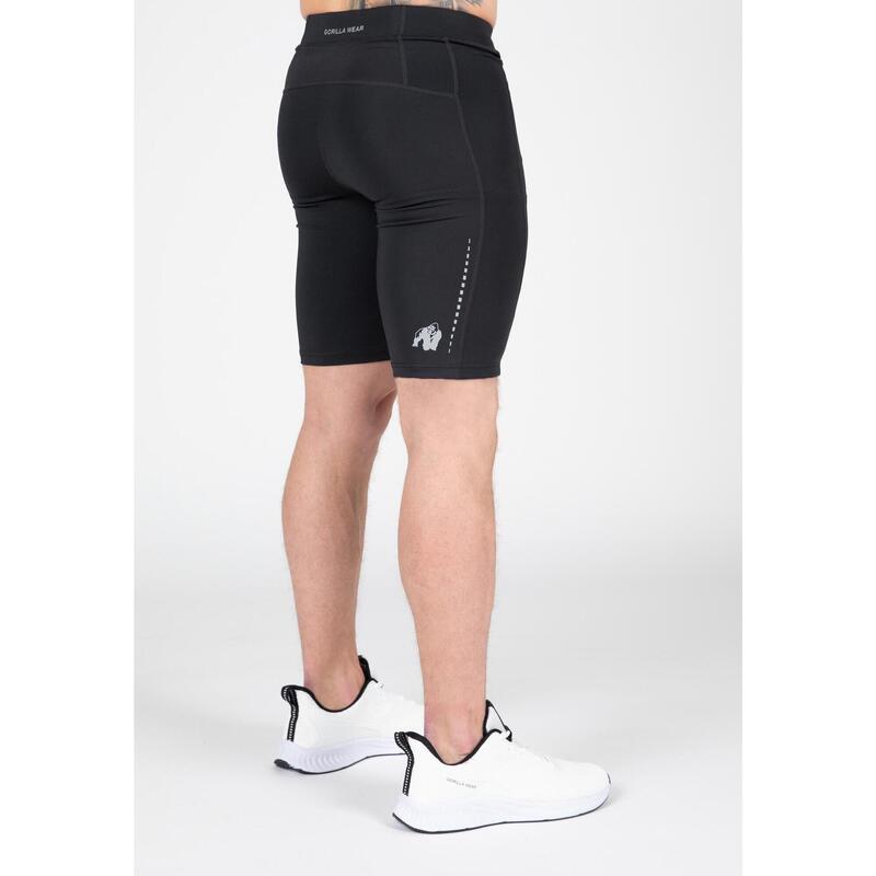 Mallas leggings cortas para hombre Cooper - Negro