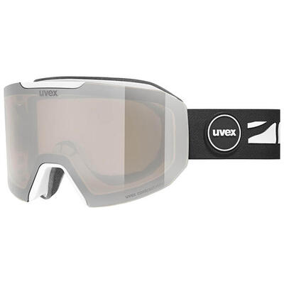 Uvex evidnt attract cv-skibril wit mat/spiegelzilver/contrastview geel/helder