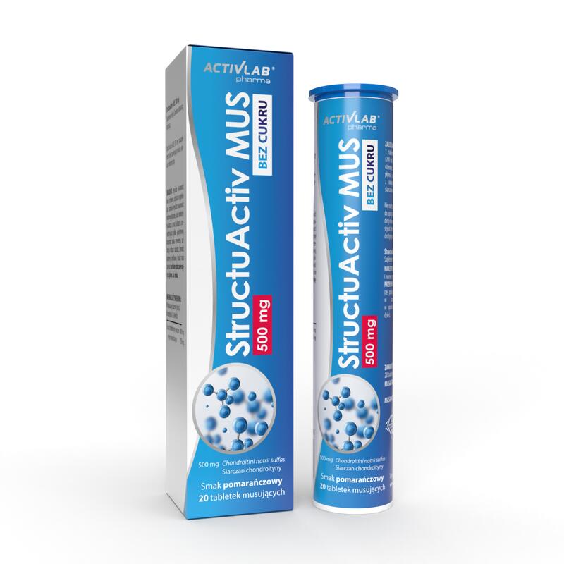 Suplement na stawy StructuActiv MUS 500 tabletki musujące Activlab Pharma