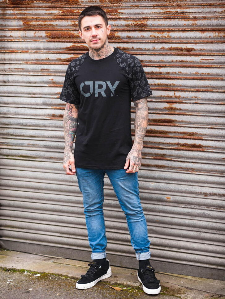 Koszulka męska do BMX, hulajnogi Cry brand Savage Reglan