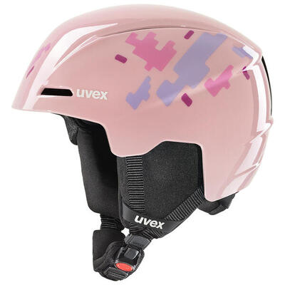 Casco da sci per bambini UVEX Viti puzzle rosa 46-50 cm