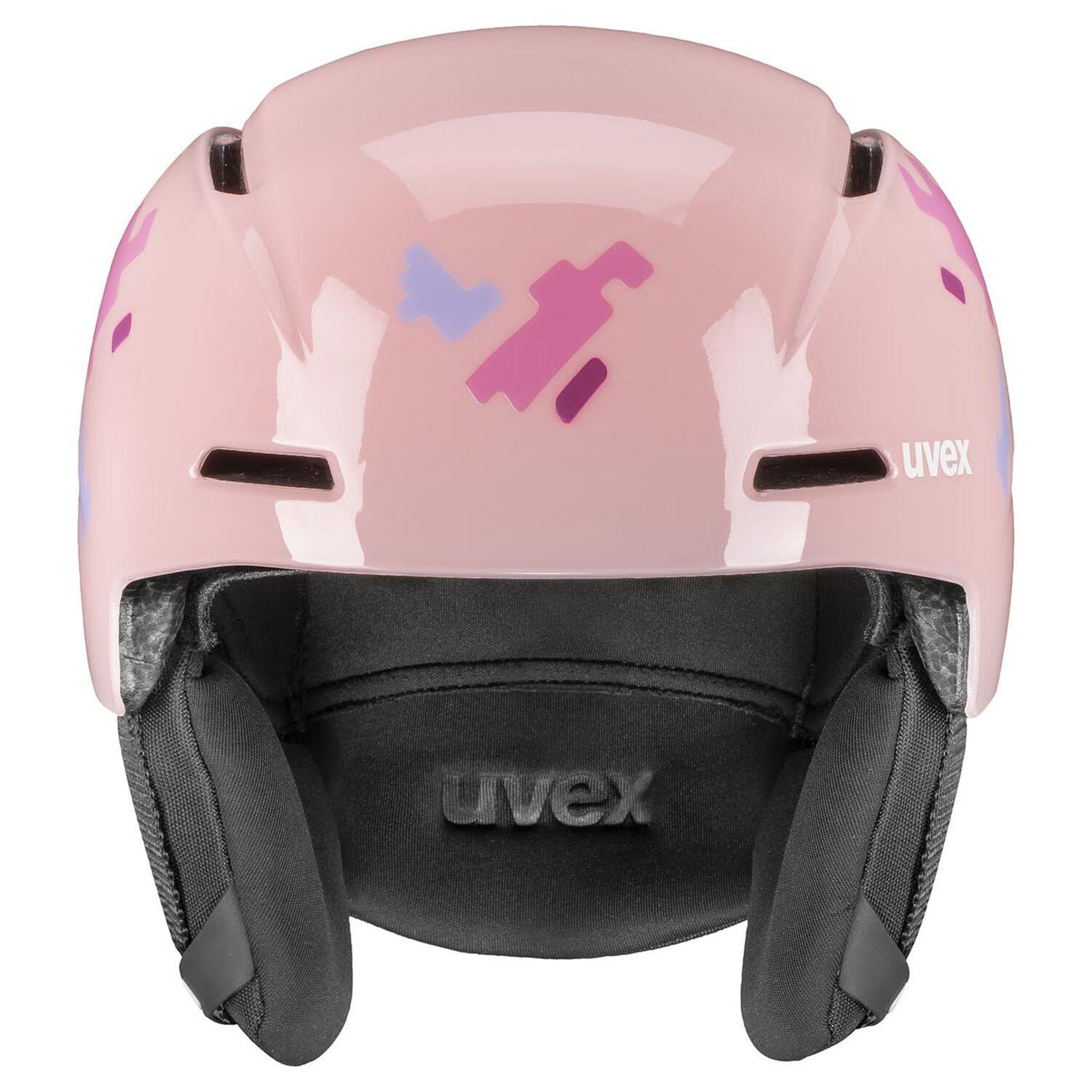UVEX Viti roze puzzel kinderskihelm 51-55 cm 2/5
