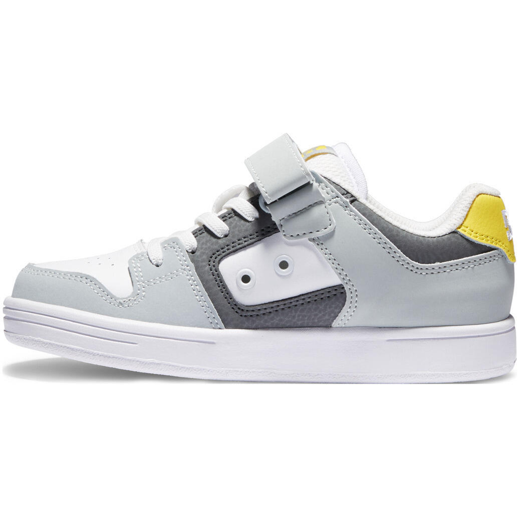 Baskets DC Shoes Manteca 4 V, Blanc, Enfants 3/5