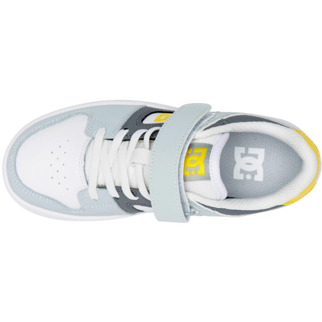 Baskets DC Shoes Manteca 4 V, Blanc, Enfants 2/5