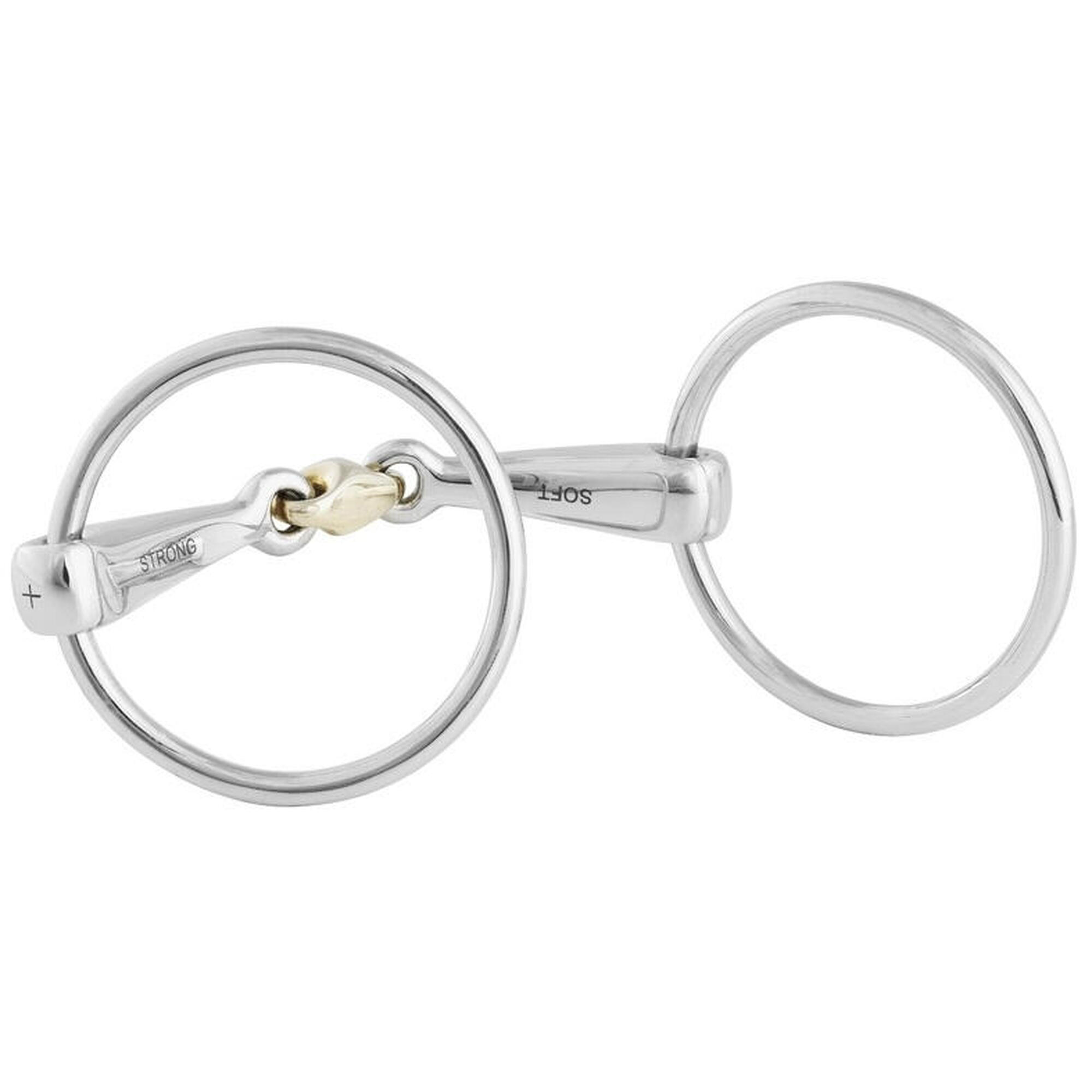 Mors 2 anneaux simple brisure pour cheval Stübben