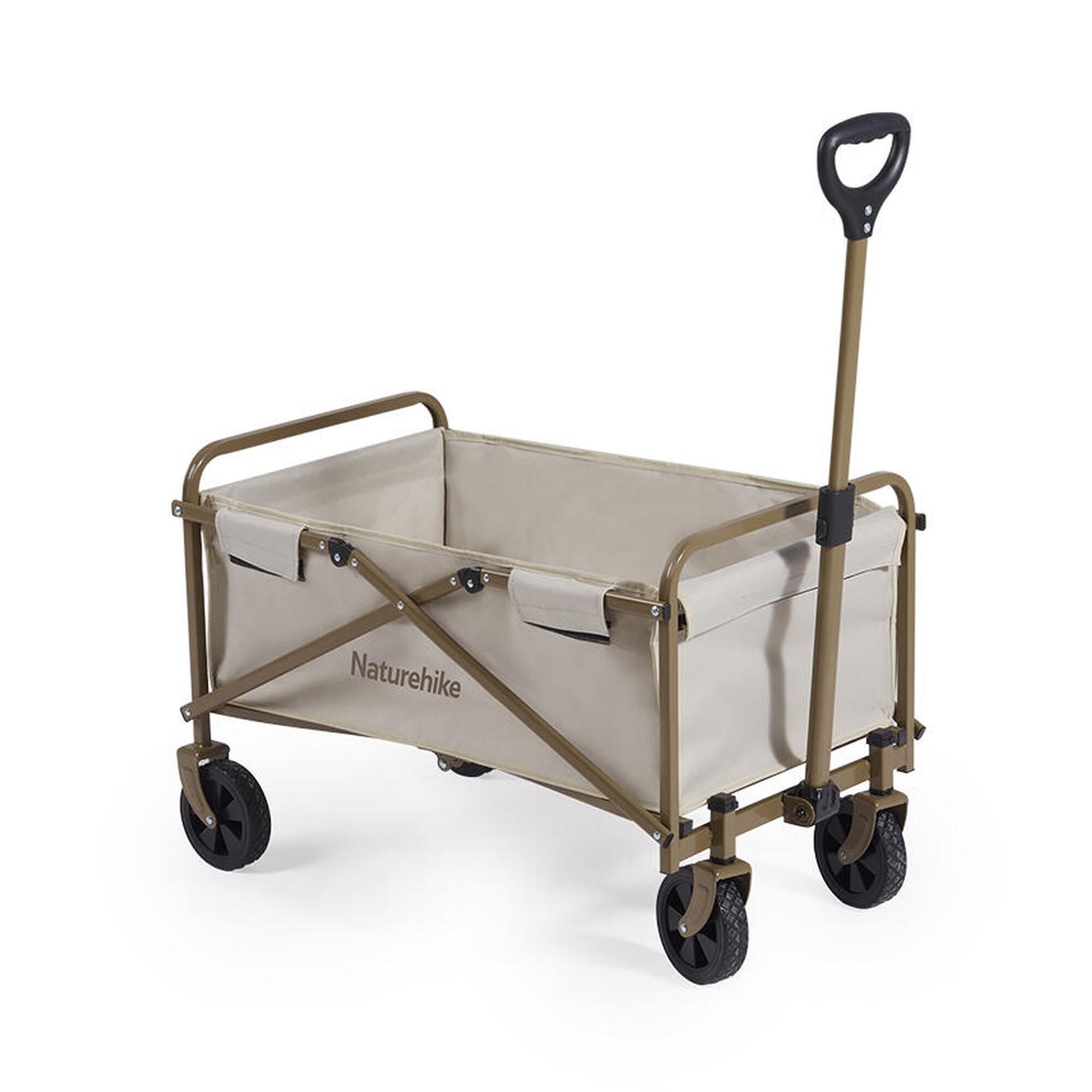 TC06 Lightweight Foldable Camping Trolley 72L - Khaki