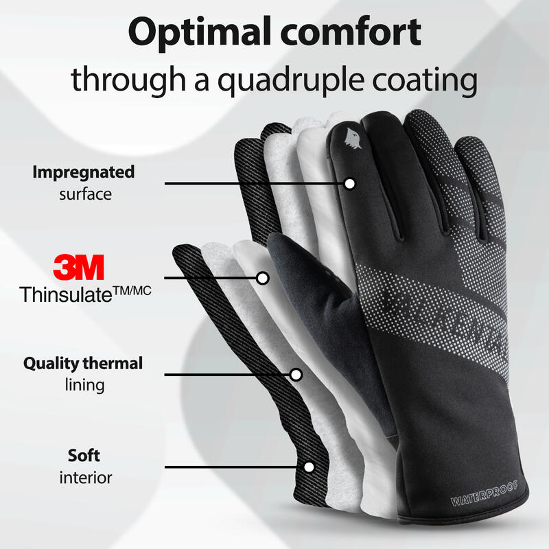 GloRider Ultra - Luva de inverno impermeável com isolamento 3M