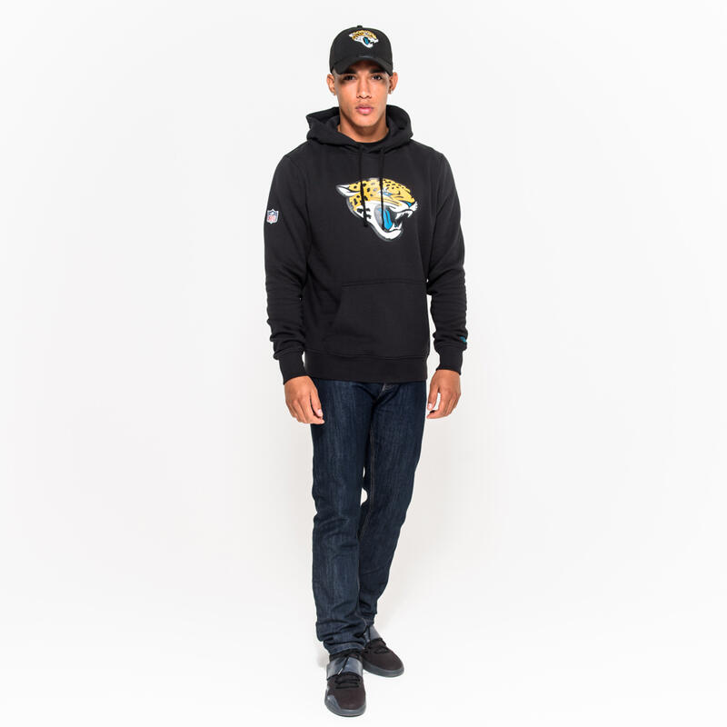 Sweat à capuche New Era avec logo de l'équipe Jacksonville Jaguars