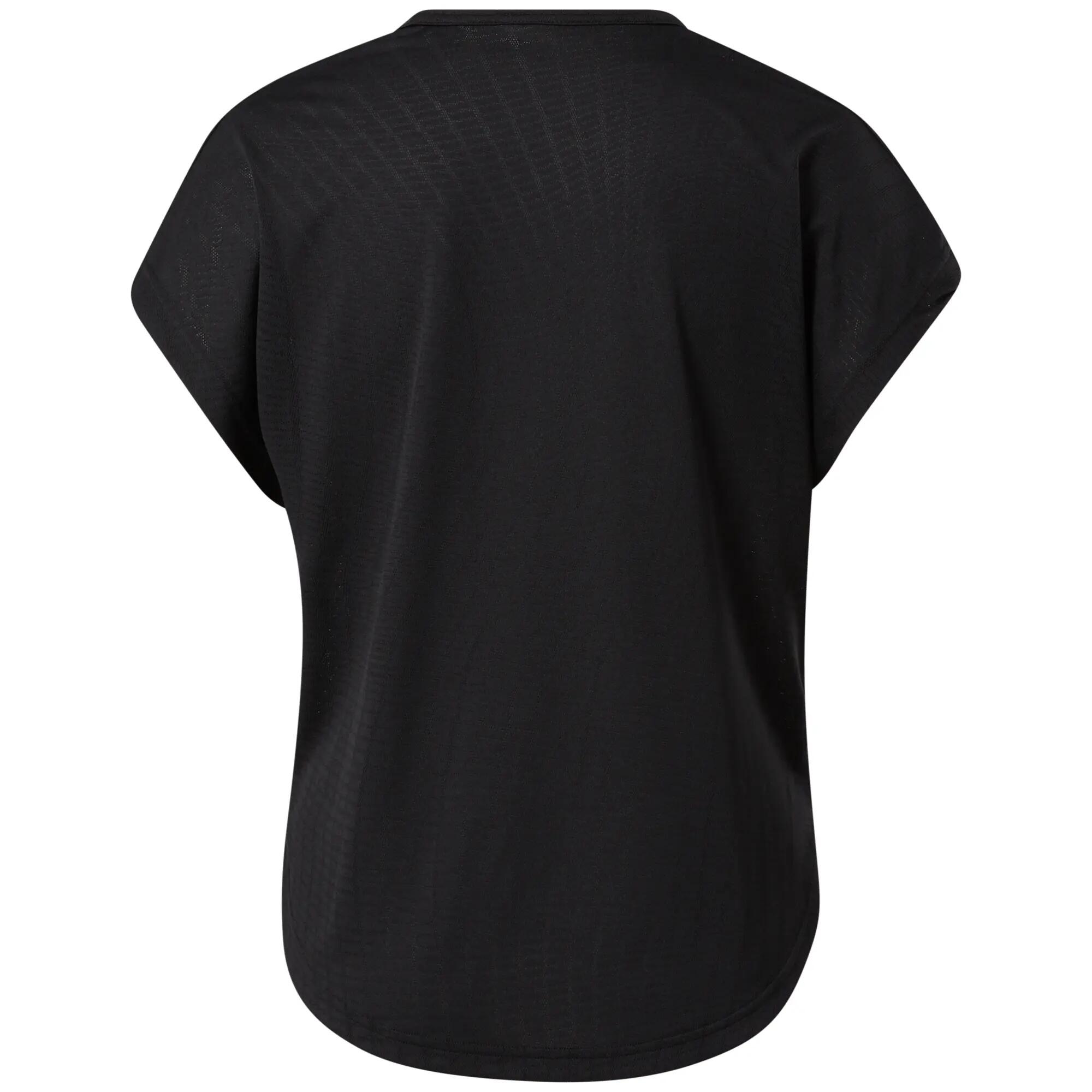 Maglietta Logo Sul Petto Donna Reebok Nero 3/7