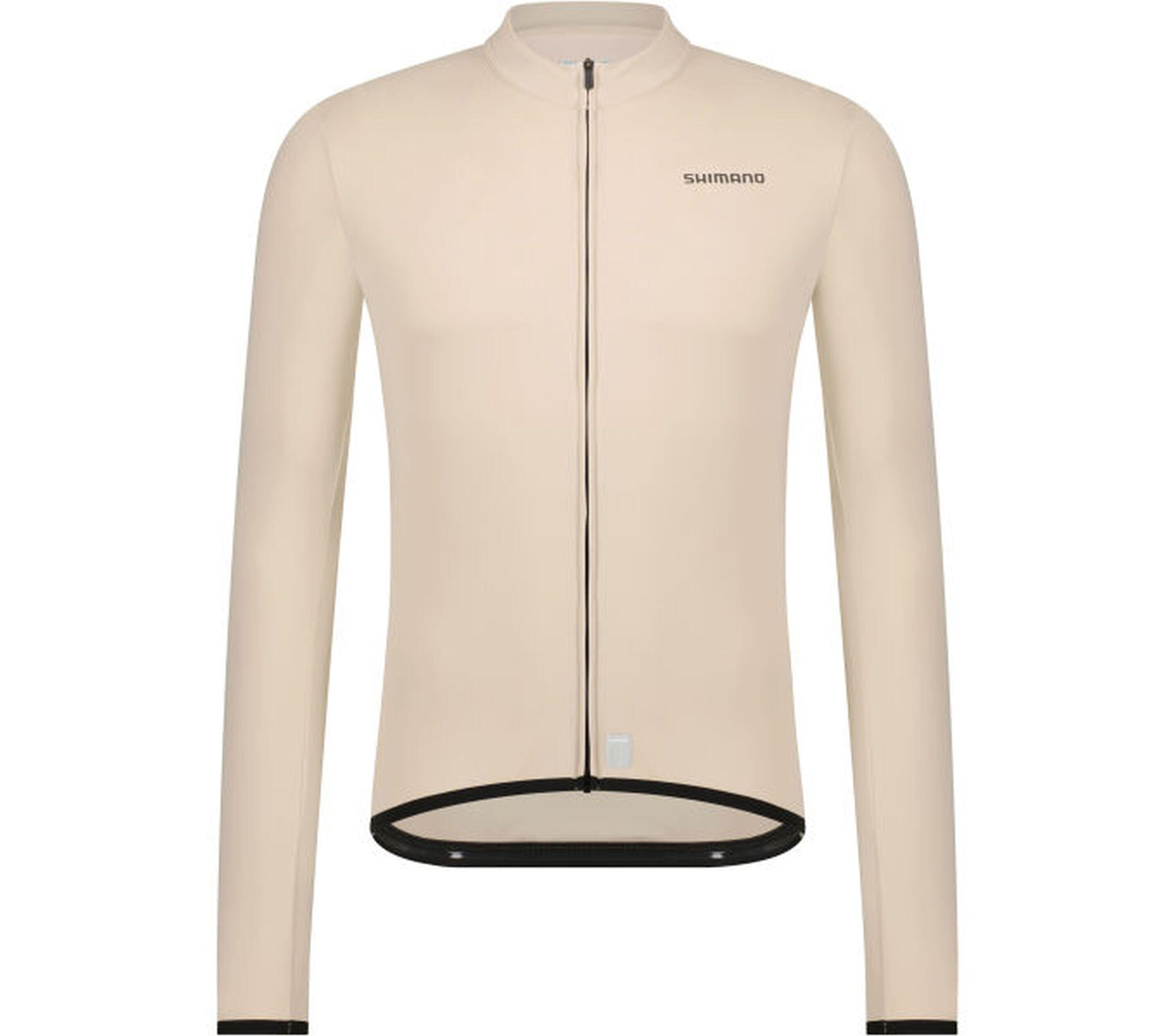 SHIMANO VERTEX Thermal Long Sleeve Jersey, Beige