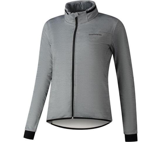 SHIMANO Woman's FURANO Jacket Warm, Gray Melange