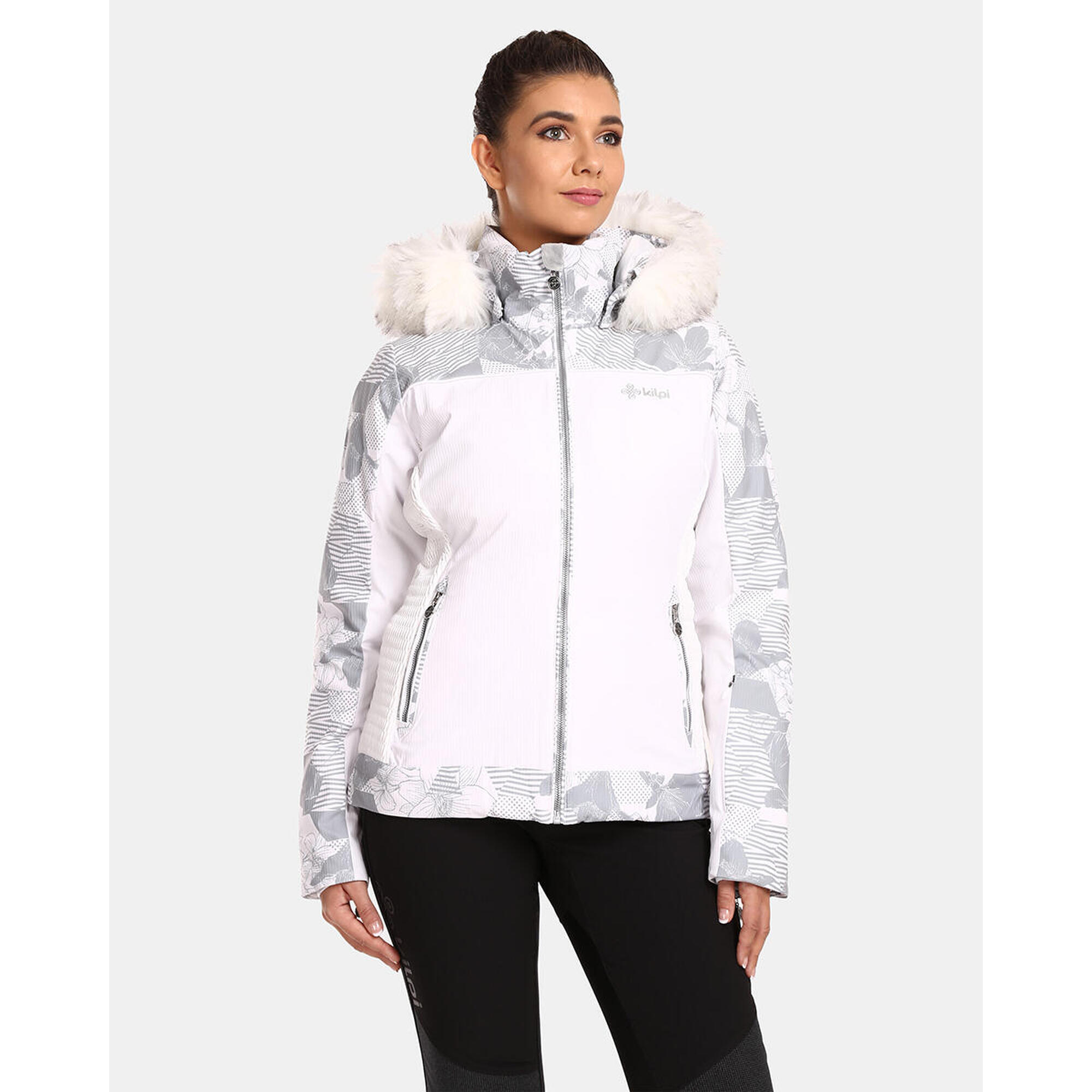Kilpi - Veste De Ski Pour Femme Avec Système De Chauffage Intégré Kilpi Lena-w - Veste - Blanc - 38 S - Decathlon