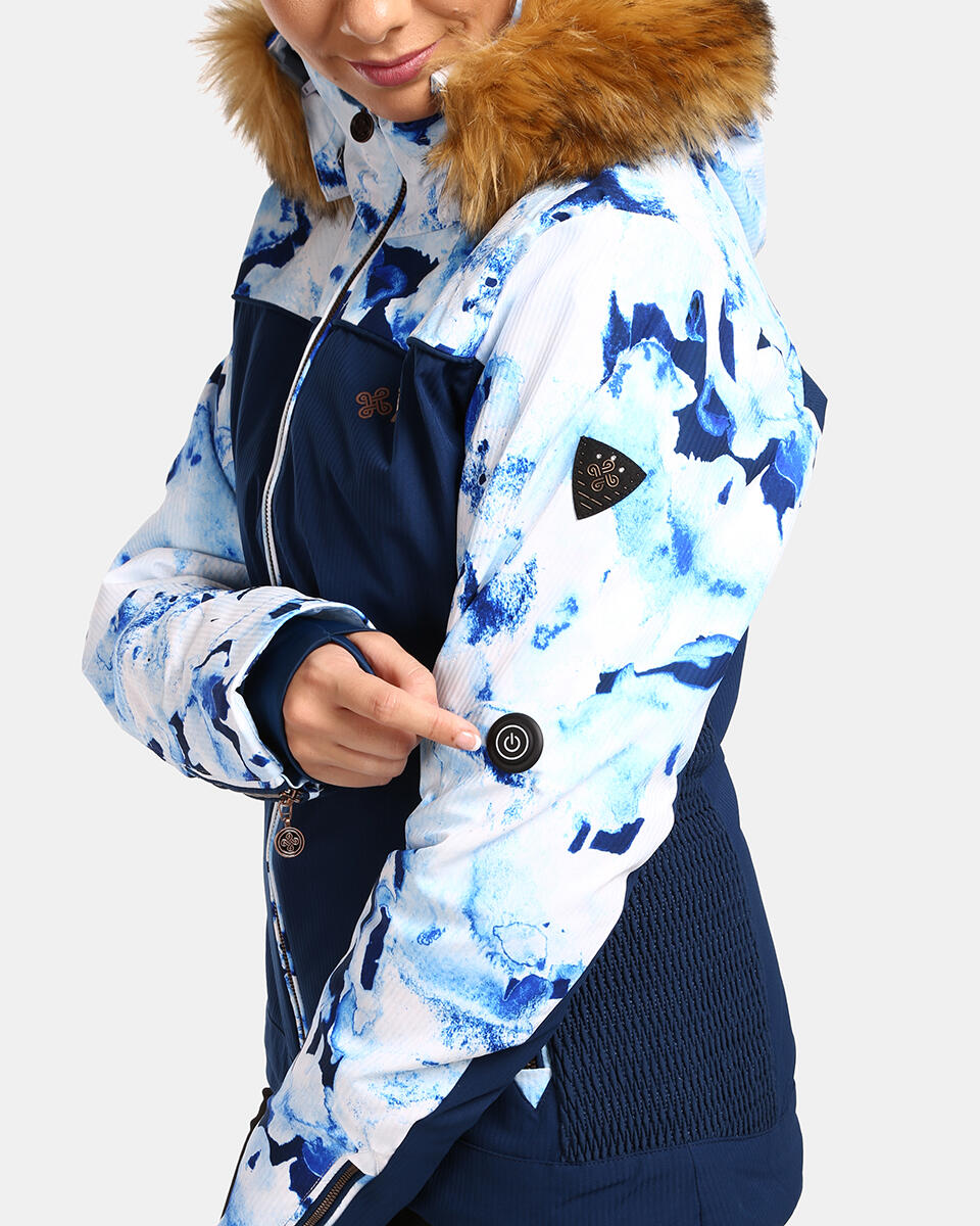 Women´s ski jacket with integrated heating system KILPI LENA-W 3/7
