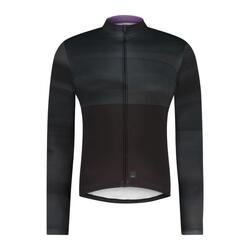 SHIMANO VERTEX Long Sleeves Jersey Printed, Black/ Gray Line