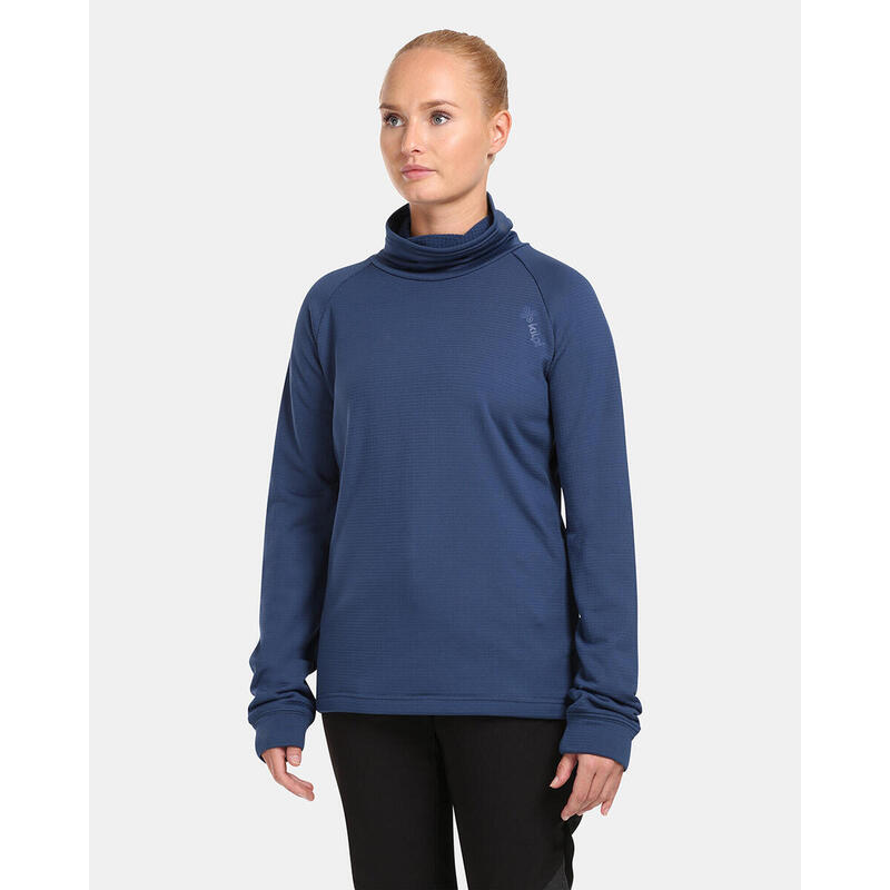 Sudadera polar de montaña y trekking ROLO-W mujer KILPI azul oscuro