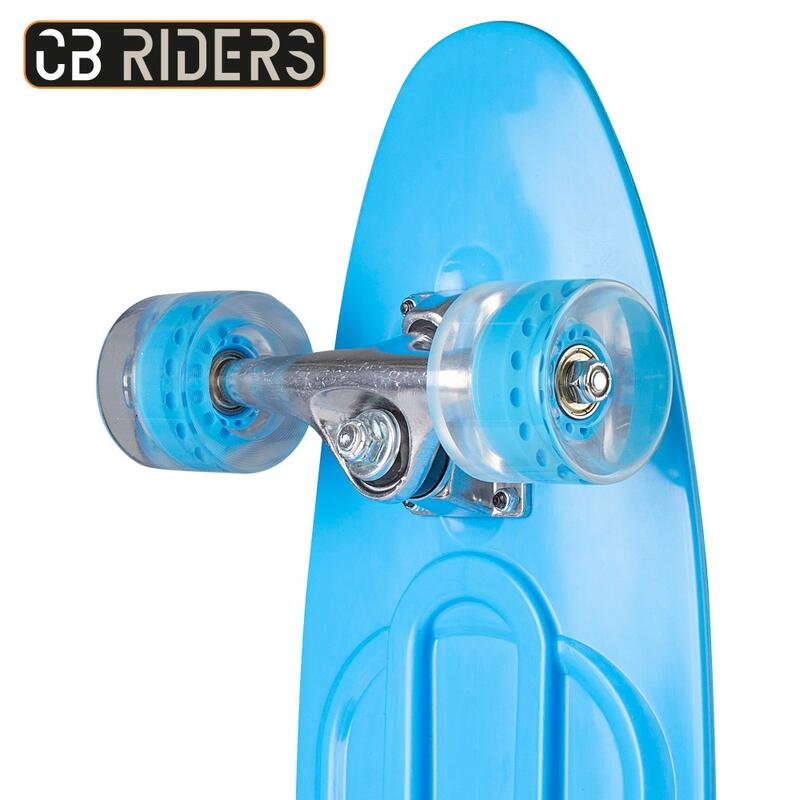 Skate infantil 4 rodas azul 71 cm CB Riders