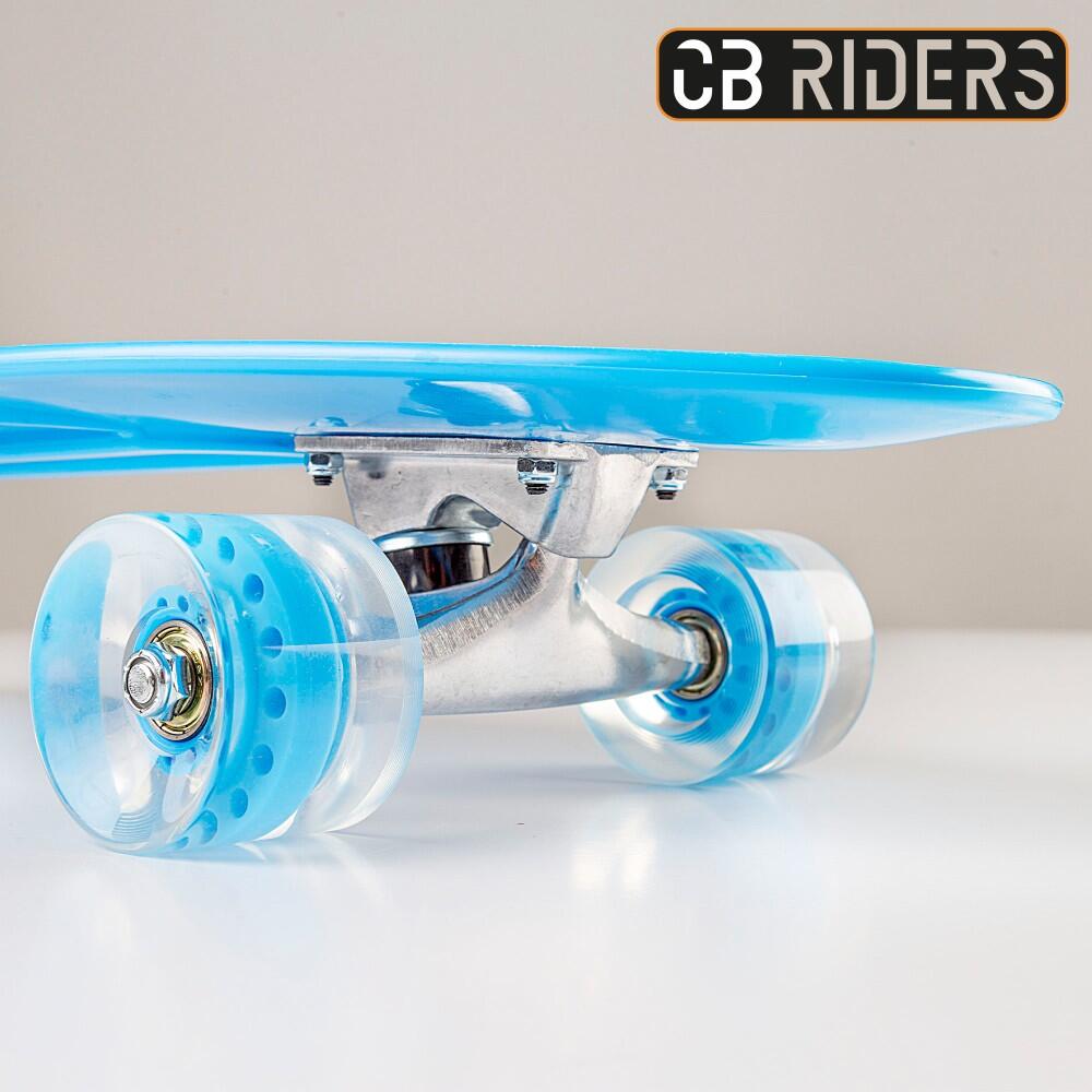 Skate infantil 4 rodas azul 71 cm CB Riders 5/7