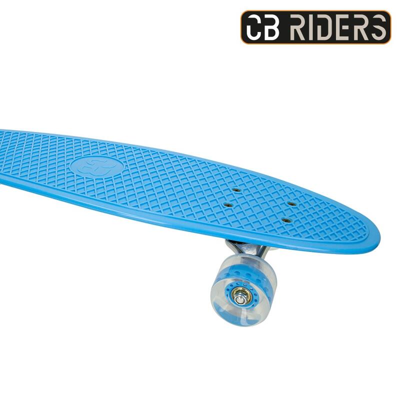 Skateboard infantil 4 ruedas azul 71 cm CB Riders