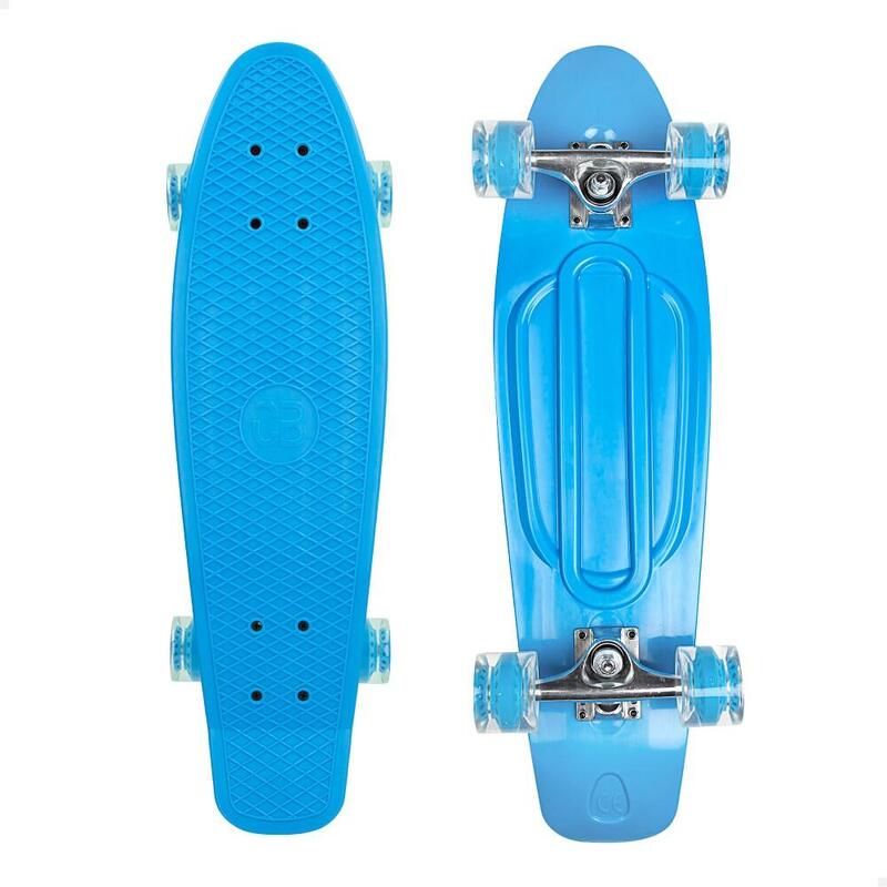 Skate infantil 4 rodas azul 71 cm CB Riders