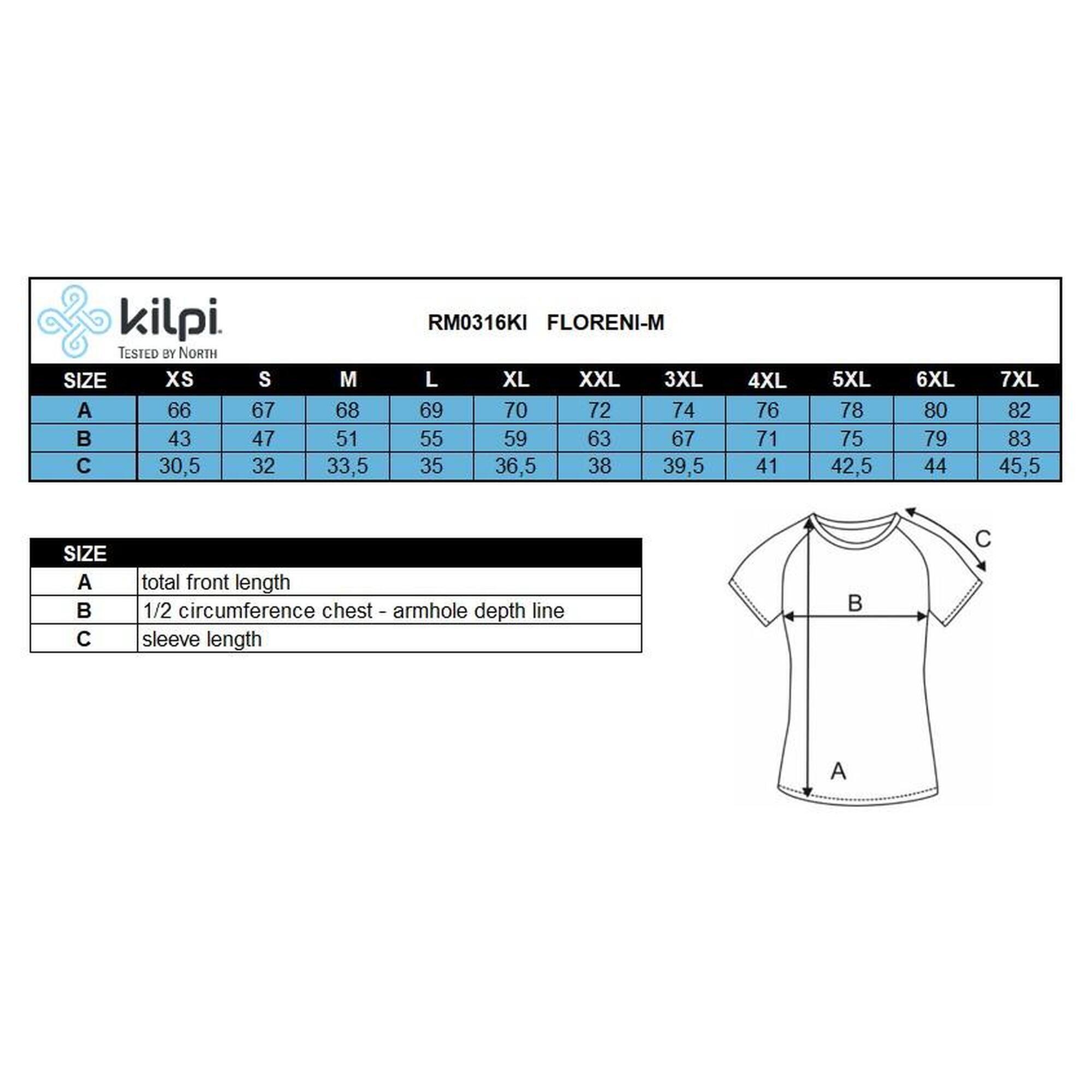Camiseta manga corta FLORENI-M running hombre KILPI 4/5
