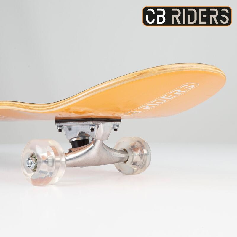 Skate infantil 4 rodas preto 79 cm CB Riders