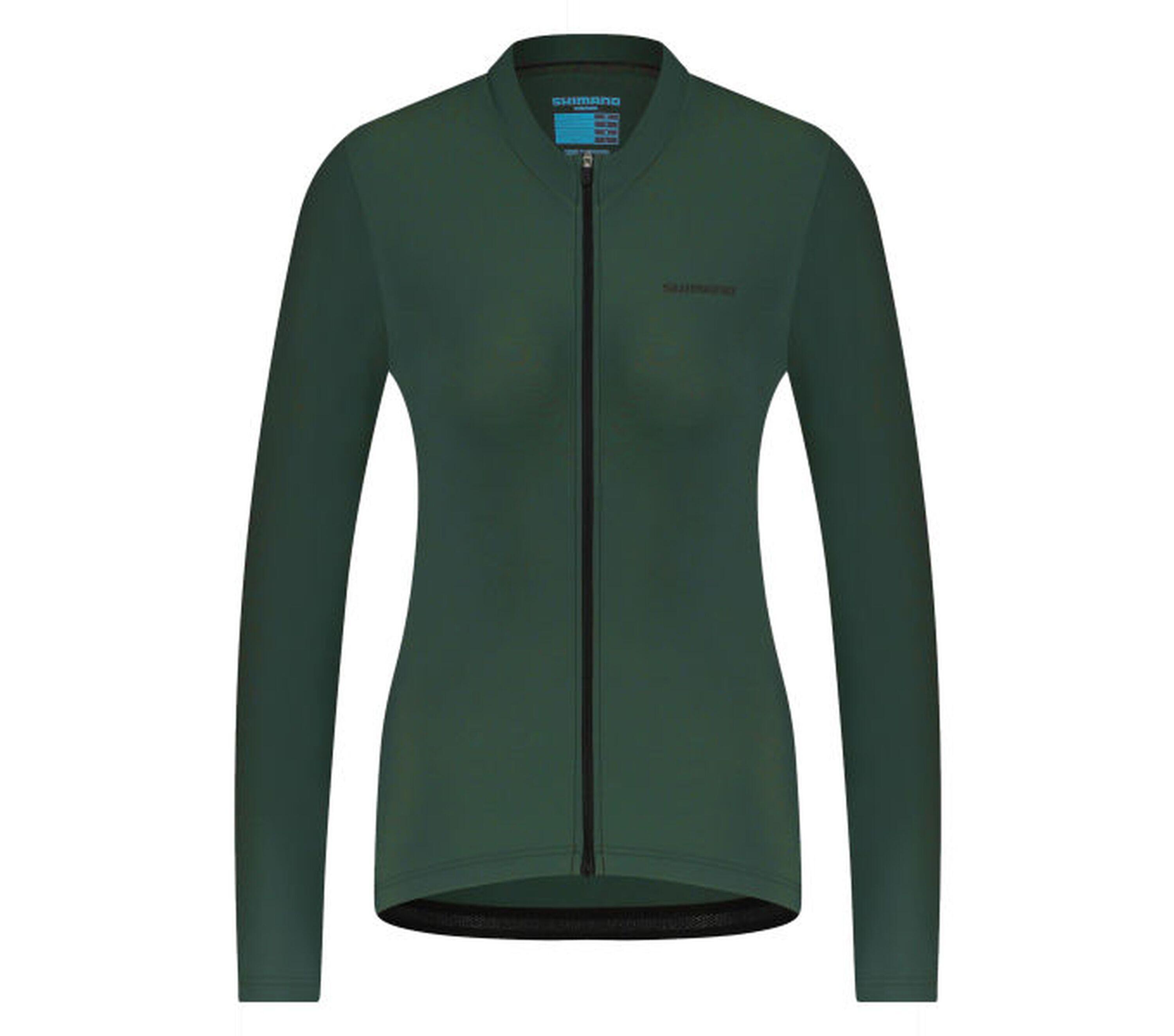 SHIMANO Maglia a maniche lunghe ELEMENT donna, verde