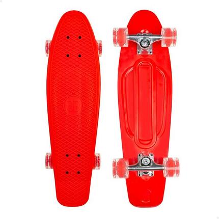 Skateboard enfant 4 roues rouge 68 cm CB Riders