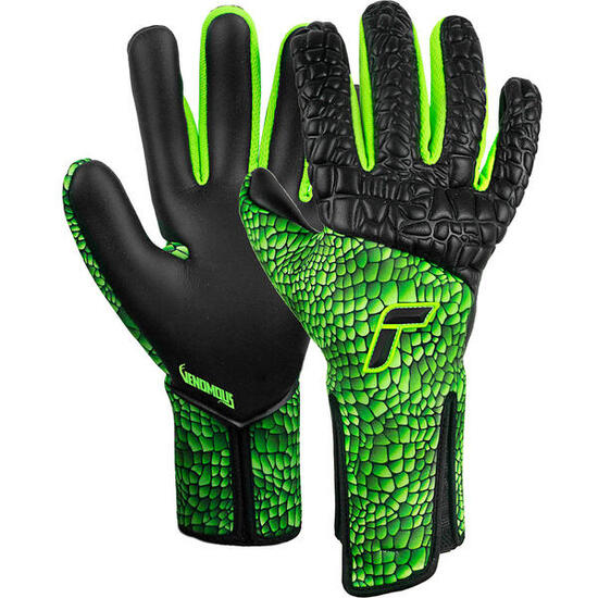 Guanti da portiere REUSCH Grip Gold X Attrakt - taglio ibrido negativo.