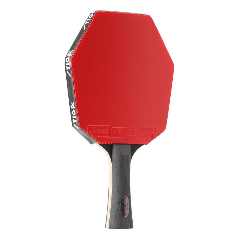 Stiga Royal Raquette de Tennis de Table Pro Carbon 5-Star Noir/Rouge