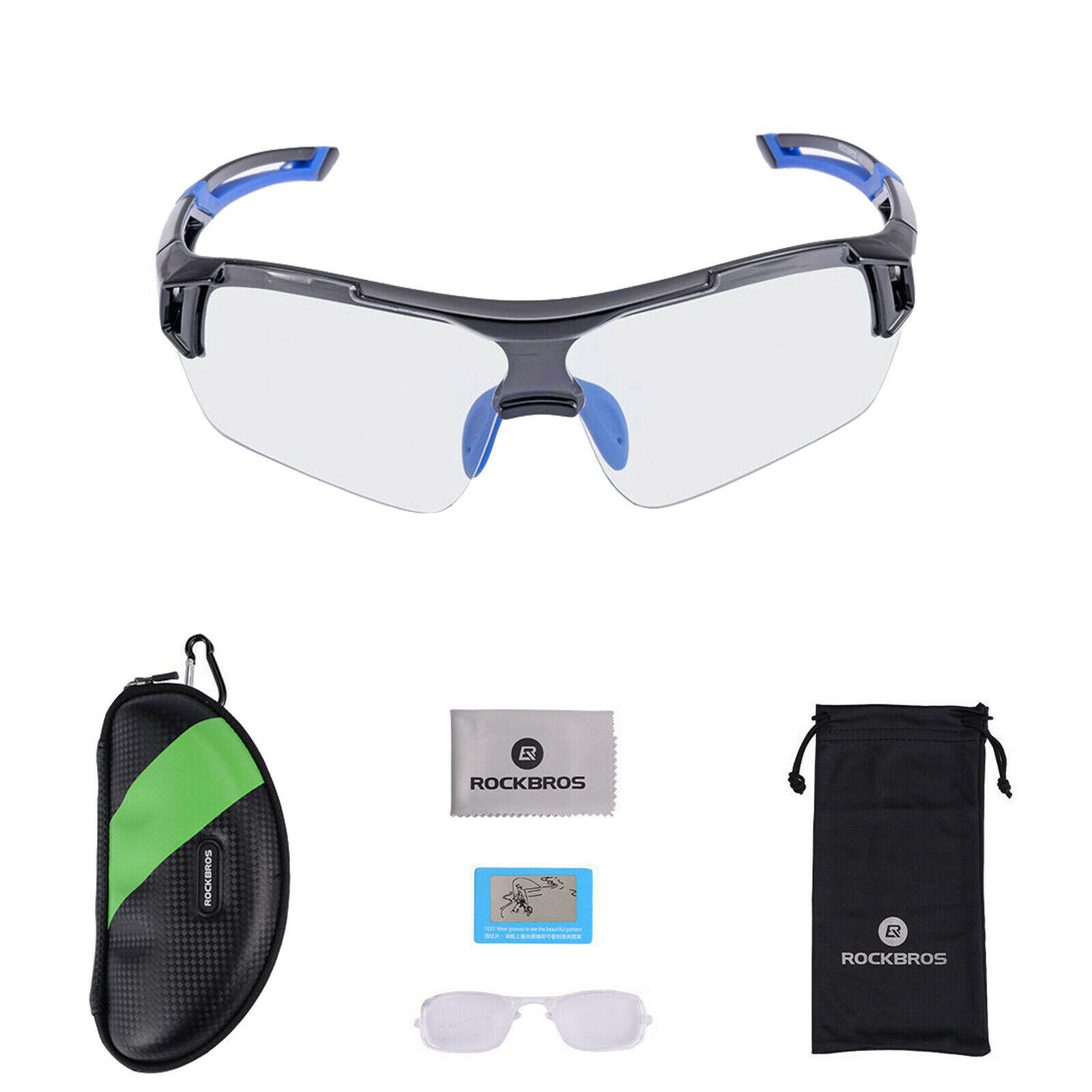 Okulary sportowe unisex Rockbros 10111 z fotochromem 2/3