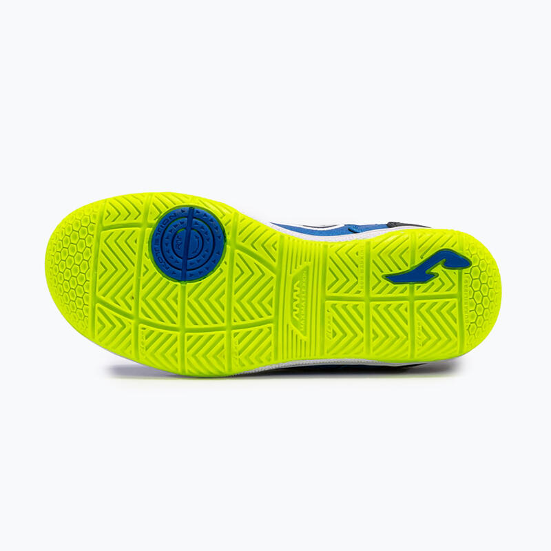 Zapatillas de Fútbol Sala niño Joma Top Flex Jr In, azul